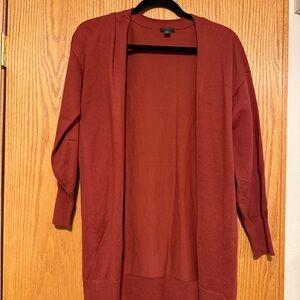 Ann Taylor Rust Cardigan Sweater